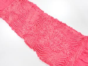 正絹　絞り　帯揚げ